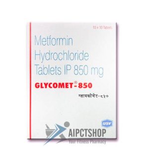 GLYCOMET (Glucophage) 850 mg