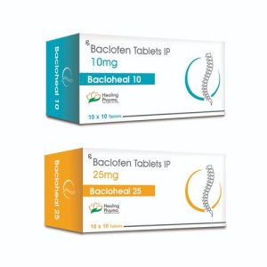 Baclofen 25mg (Bacloheal 25) – 10 Tablets
