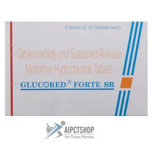 Glucored Forte SR (Glyburide/Metformin) 5/500mg - 50 tablet