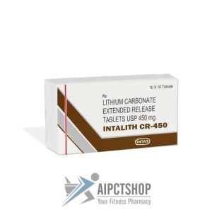Intalith CR (Eskalith (Camcolit))450 Mg - 100 tablet
