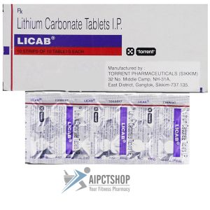 LICAB (Eskalith (Camcolit))300mg - 100 tablet