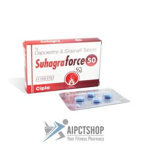 Suhagra Force 50 (Viagra with Dapoxetine) 50/30 Mg - 4 tablet