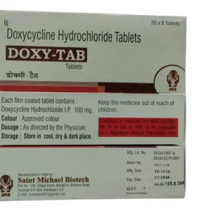 Doxytab 100 mg - Doxycycline - 8 tablets